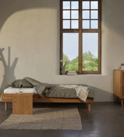 Ablagetisch Jugendbett 'Hai No Ki' Natural Ash