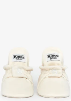 Baby Booties Cotton Cream