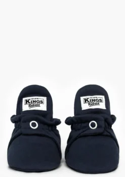 Baby Booties Cotton Navy