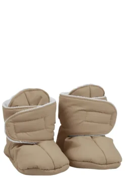 Baby Booties Dark Sand