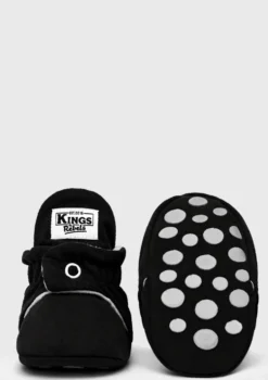 Baby Booties Gamuza Black