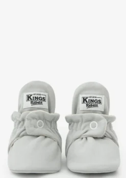 Baby Booties Gamuza Grey