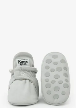 Baby Booties Gamuza Grey