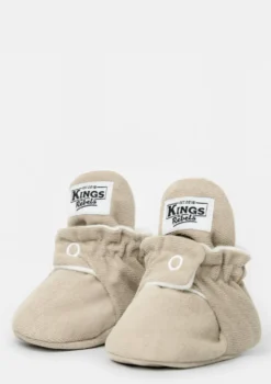 Baby Booties Gamuza Ivory