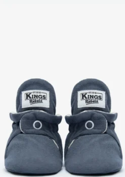 Baby Booties Gamuza Night Blue