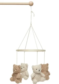 Baby Mobile 'Teddy Bear' Natural Biscuit