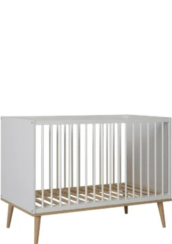 Babybett 'Flow' Weiß 120 x 60 cm