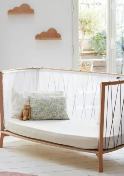 Babybett 'Kimi' Rosenholz 120 x 66 cm