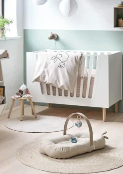 Babykissen mit Aktivitätsbogen 'Cozy Lounger' Raffi sand