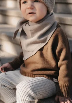 Babyleggings zum Mitwachsen beige
