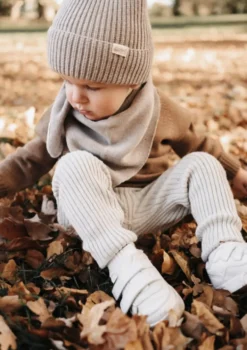 Babyleggings zum Mitwachsen puder