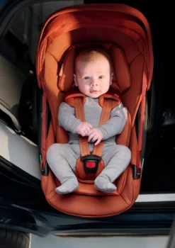 Babyschale 'Coral Slide Pro' Oak Truffle