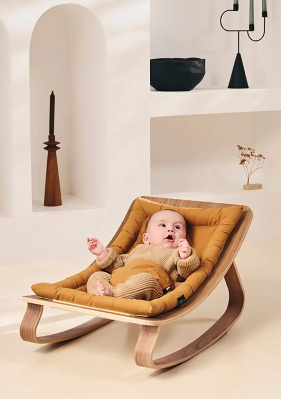 Babywippe 'Levo' Camel