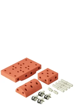 Bauspielzeug 'Curiosity-Set' 14-teilig Burnt Orange / Dusty Green