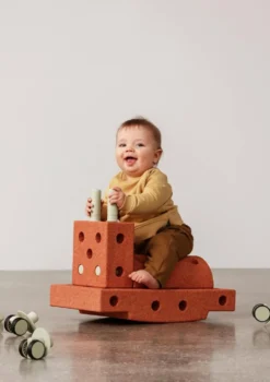 Bauspielzeug 'Curiosity-Set' 14-teilig Burnt Orange / Dusty Green