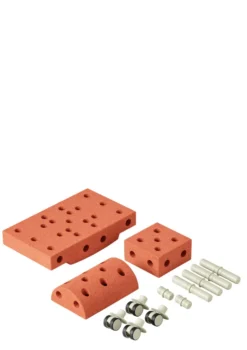 Bauspielzeug 'Curiosity-Set' 14-teilig Burnt Orange / Dusty Green