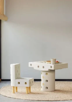 Bauspielzeug 'Dreamer-Set' 34-teilig Sand Grey / Honey Yellow