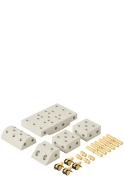 Bauspielzeug 'Explorer-Set' 20-teilig Sand Grey / Honey Yellow