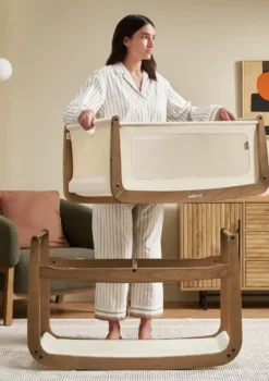 Beistellbett 'SnüzPod 5' Walnuss