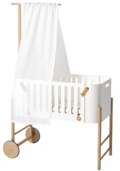 Betthimmel für Beistellbett 'Wood' Weiß