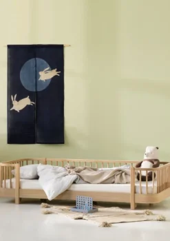 Bodenbett 'Wood Original' Eiche 200 x 90 cm