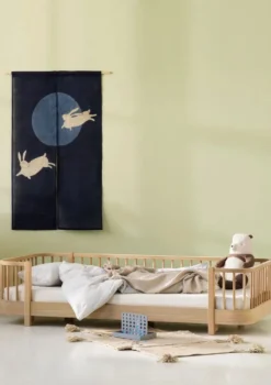 Bodenbett 'Wood Original' Eiche 200 x 90 cm