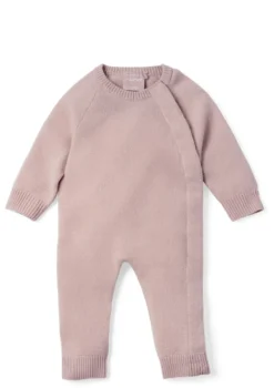 Cashmere Strampler dusty mauve