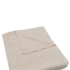 Decke 'Check Knit' Oatmeal 150 x 100 cm