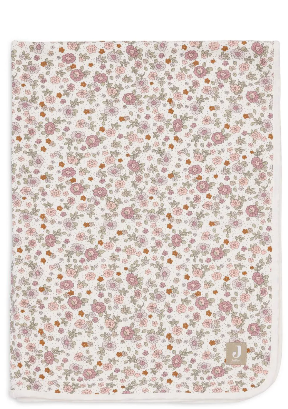 Decke Wiege 'Retro Flowers' 100 x 75 cm