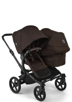Donkey 6 Double' Bundle – Unverzichtbares Kinderwagen-Set Cocoa Brown