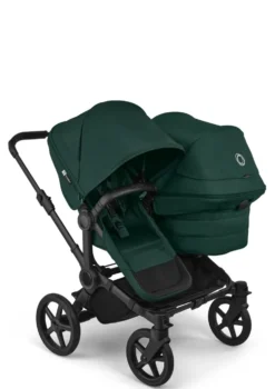 Donkey 6 Double' Bundle – Unverzichtbares Kinderwagen-Set Fern Green