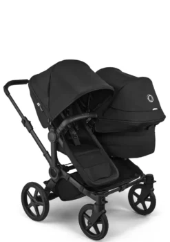Donkey 6 Double' Bundle – Unverzichtbares Kinderwagen-Set Heritage Black