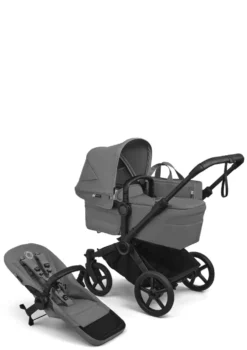 Donkey 6 Single' Bundle – Unverzichtbares Kinderwagen-Set Moon Grey