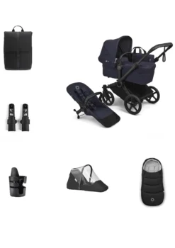 Donkey 6 Single' Bundle – Unverzichtbares Kinderwagen-Set Deep Indigo