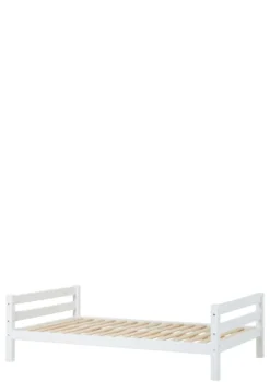 ECO Luxury' Einzelbett ohne Bettgitter weiß 120 x 200 cm