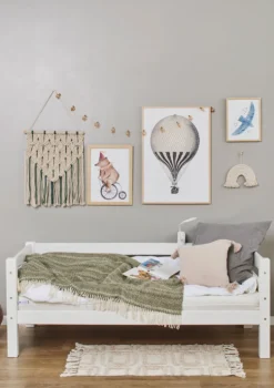 ECO Luxury' Einzelbett weiß 160 x 70 cm