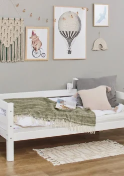 ECO Luxury' Einzelbett weiß 160 x 70 cm