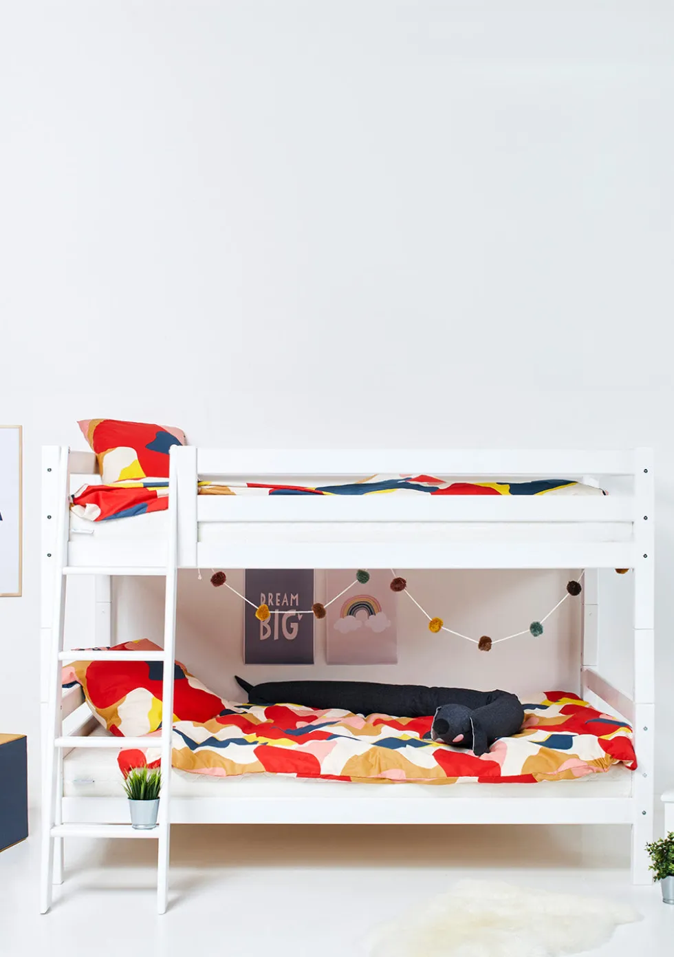 ECO Luxury' Etagenbett weiß 200 x 120 cm