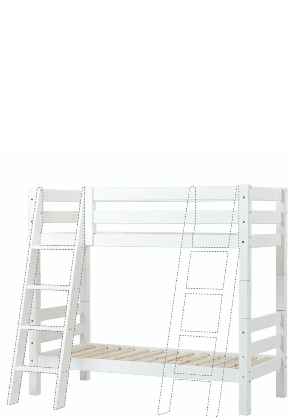 ECO Luxury' Etagenbett weiß 160 x 70 cm