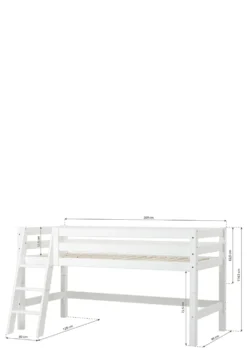 ECO Luxury' Halbhochbett weiß 200 x 90 cm