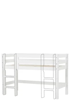 ECO Luxury' Halbhochbett weiß 200 x 120 cm