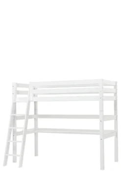 ECO Luxury' Hochbett mit Schreibtisch weiß 200 x 90 cm