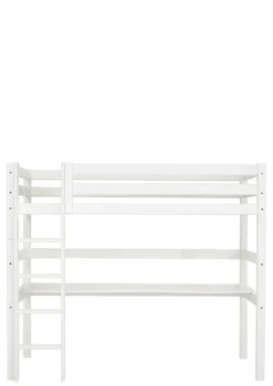 ECO Luxury' Hochbett mit Schreibtisch weiß 200 x 90 cm