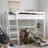 ECO Luxury' Mittelhochbett weiß 200 x 90 cm
