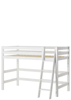 ECO Luxury' Mittelhochbett weiß 200 x 90 cm