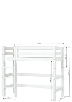 ECO Luxury' Modul für Mittelhochbett weiß