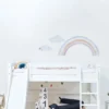 ECO Luxury' Spielbett mit Rutsche weiß 200 x 120 cm