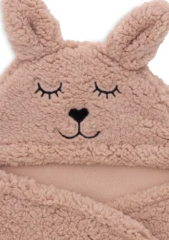 Einschlagdecke für Babyschale 'Bunny' Wild Rose