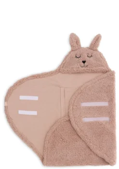 Einschlagdecke für Babyschale 'Bunny' Wild Rose