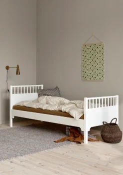 Einzelbett 'Seaside Classic' weiß 200 x 90 cm